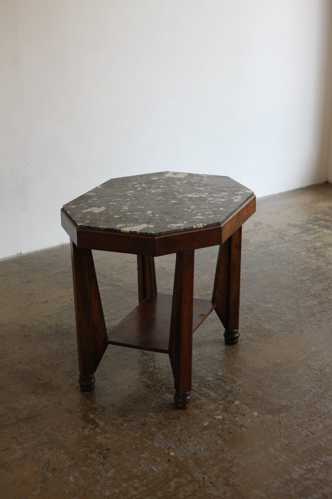 French Art Deco Marble Table
