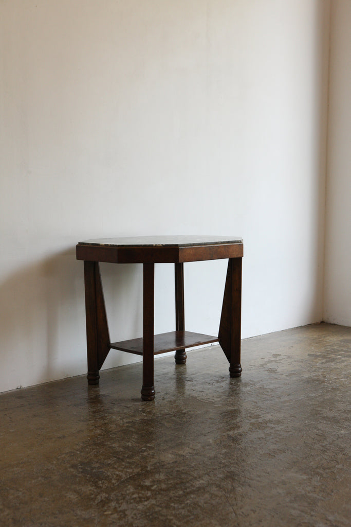 French Art Deco Marble Table