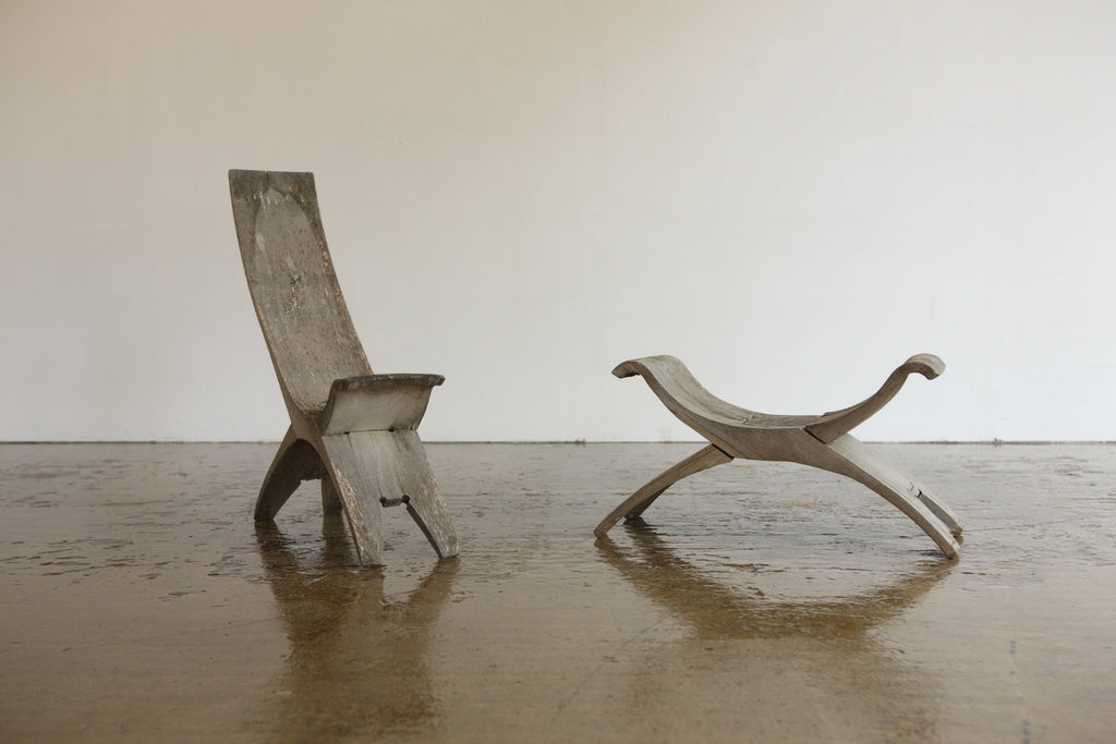 Occasional Chair and Stool