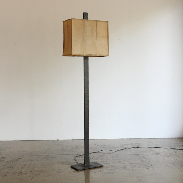 Steel Patinated Floor Lamp