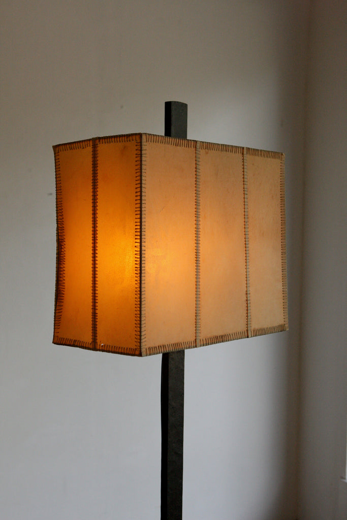 Steel Patinated Floor Lamp
