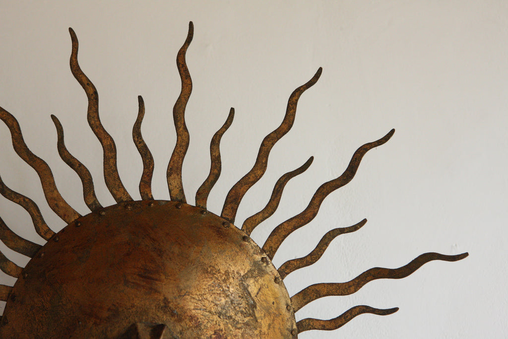1960's Sunburst Ceiling Light