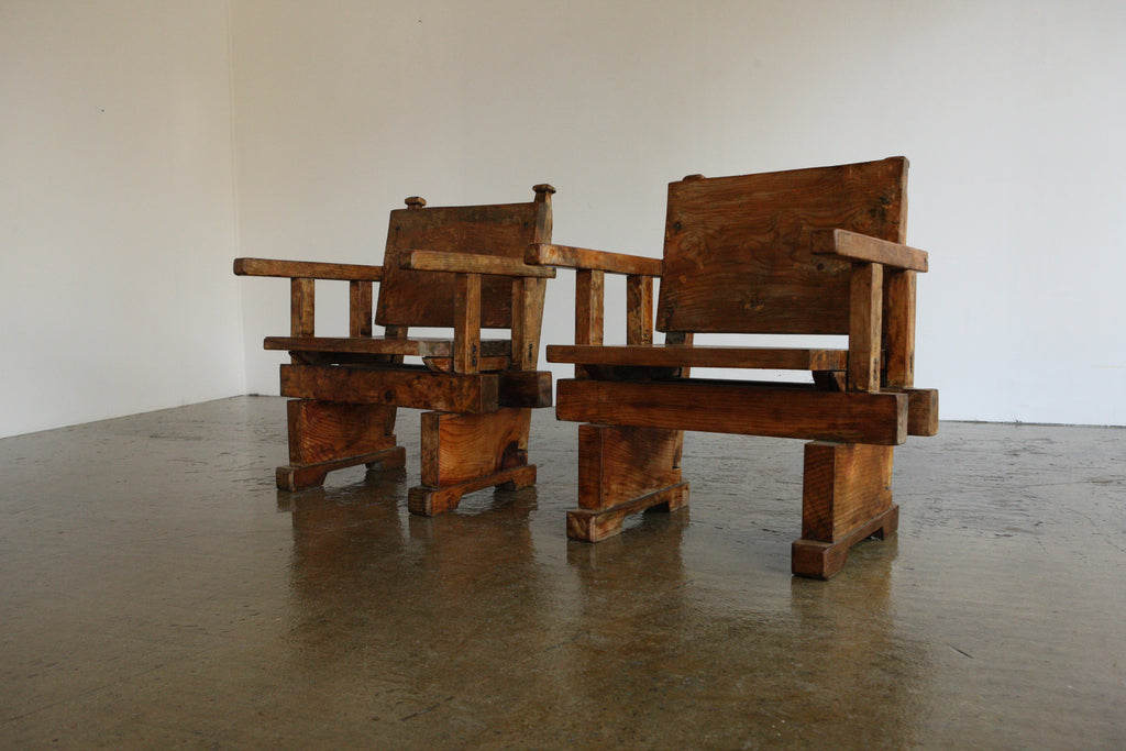 Pair of Italian Early 20th C Chairs