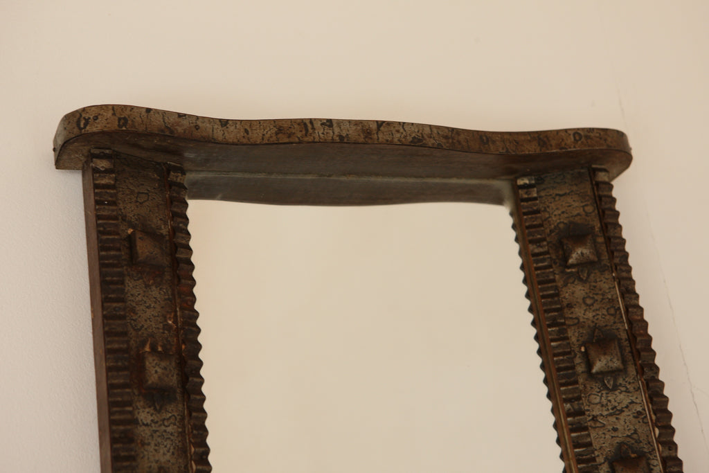 Metalwork Arts and Crafts Mirror