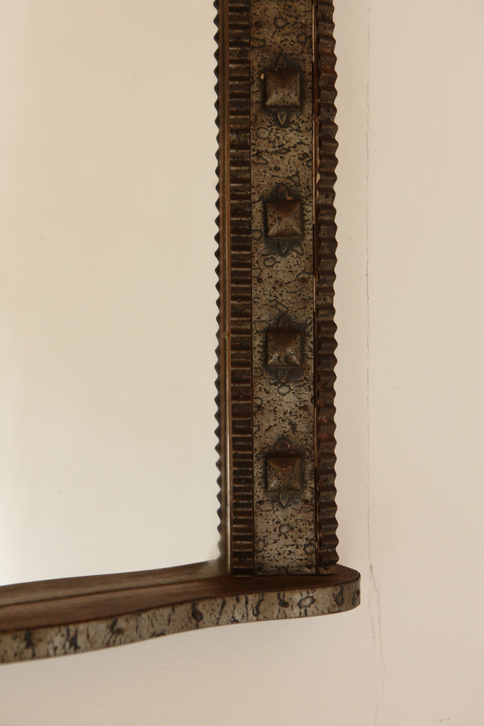 Metalwork Arts and Crafts Mirror