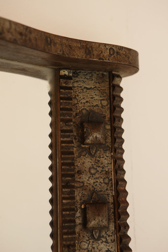 Metalwork Arts and Crafts Mirror