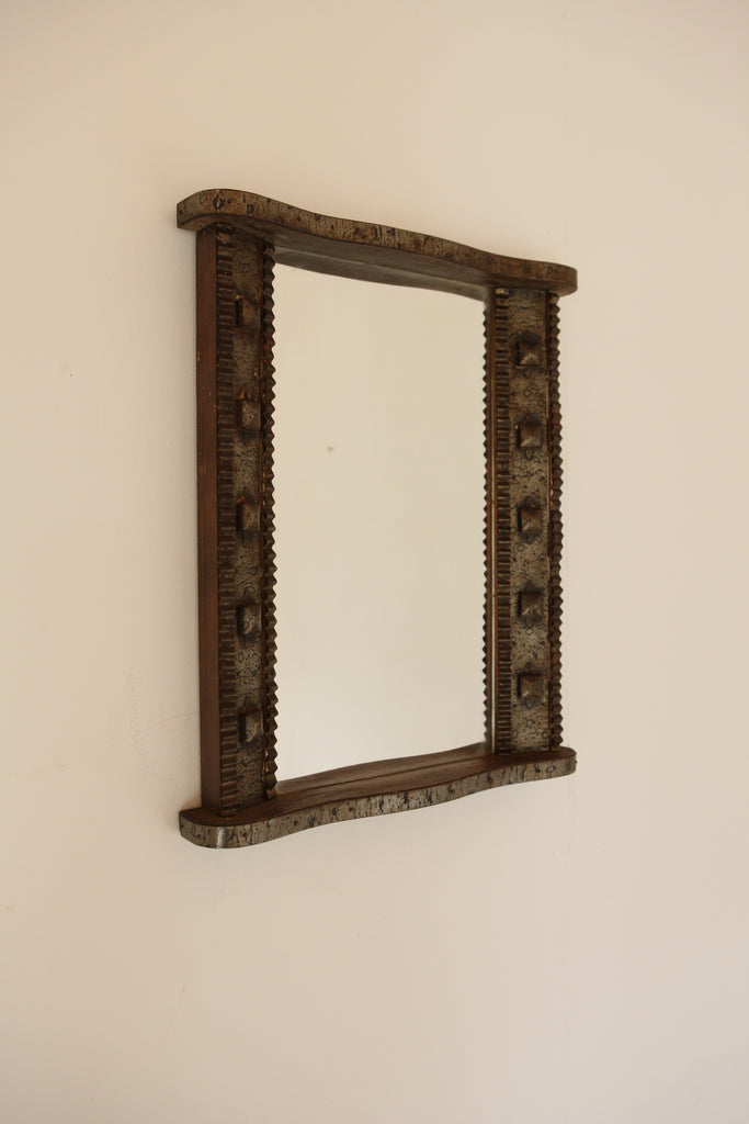 Metalwork Arts and Crafts Mirror