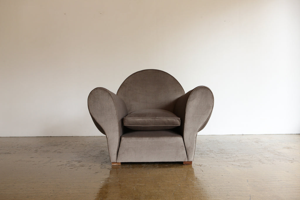 Italian Art Deco Club Chair