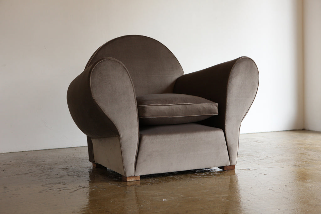 Italian Art Deco Club Chair