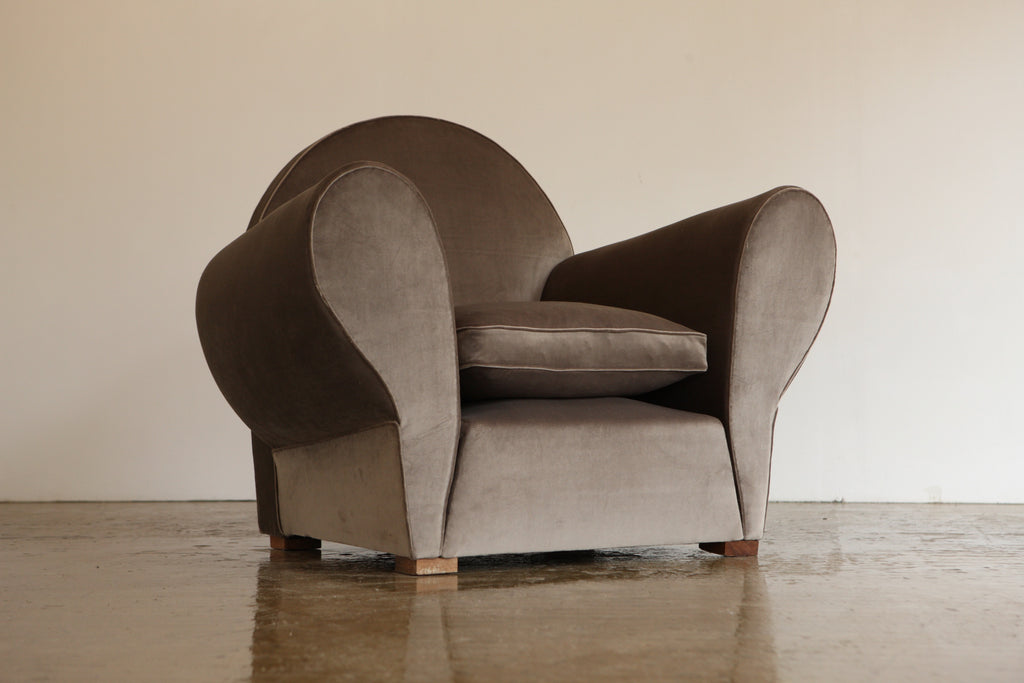 Italian Art Deco Club Chair