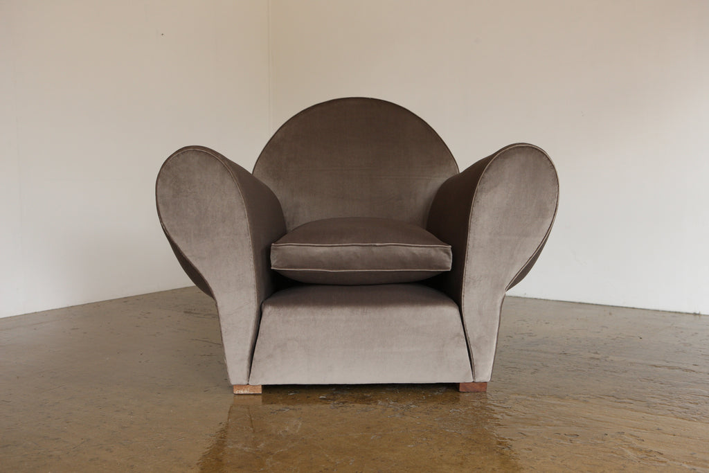 Italian Art Deco Club Chair