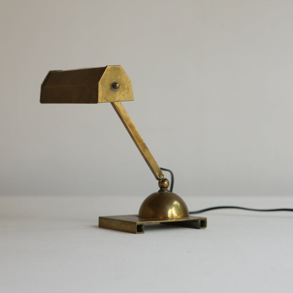 Brass French Notaires Desk Lamp