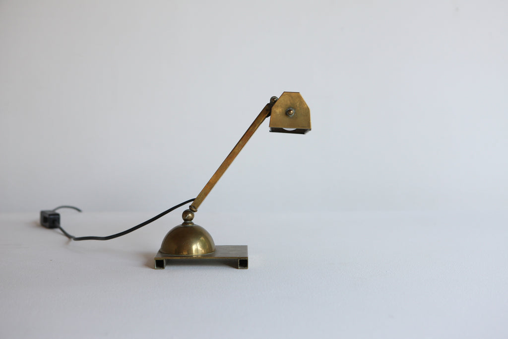 Brass French Notaires Desk Lamp