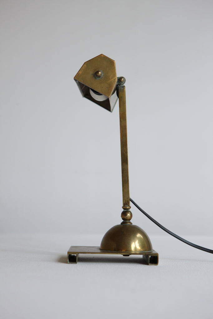 Brass French Notaires Desk Lamp