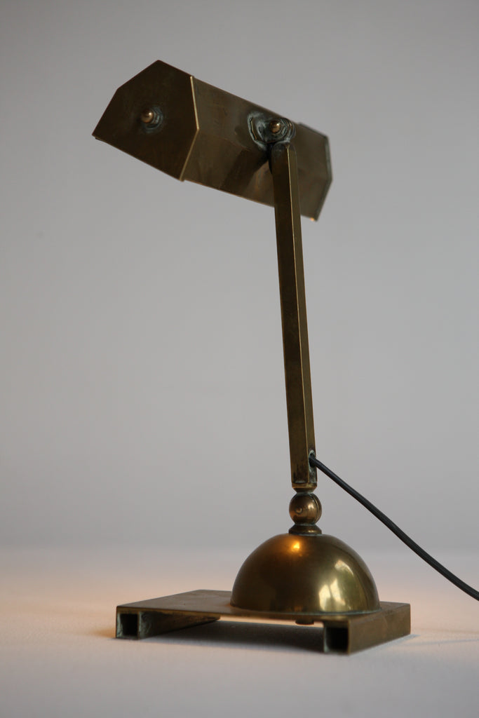 Brass French Notaires Desk Lamp