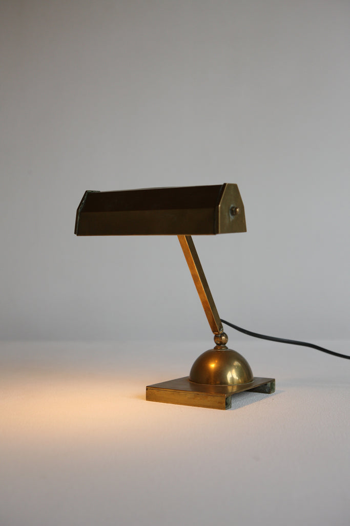 Brass French Notaires Desk Lamp