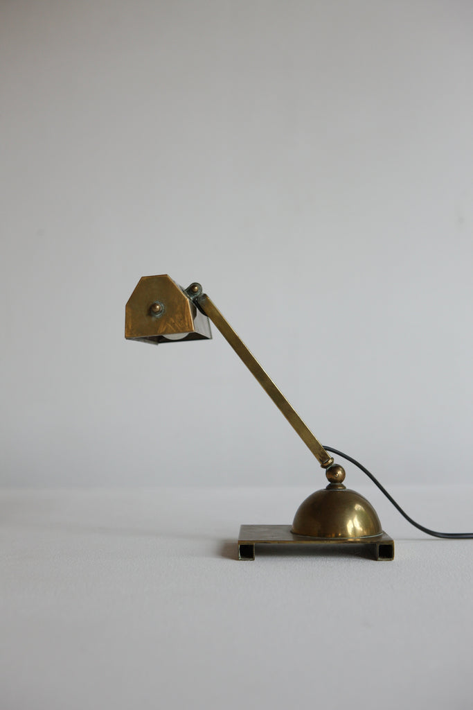 Brass French Notaires Desk Lamp