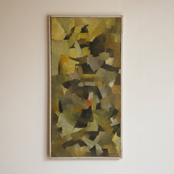 Cubist Oil on Canvas, Laviolle