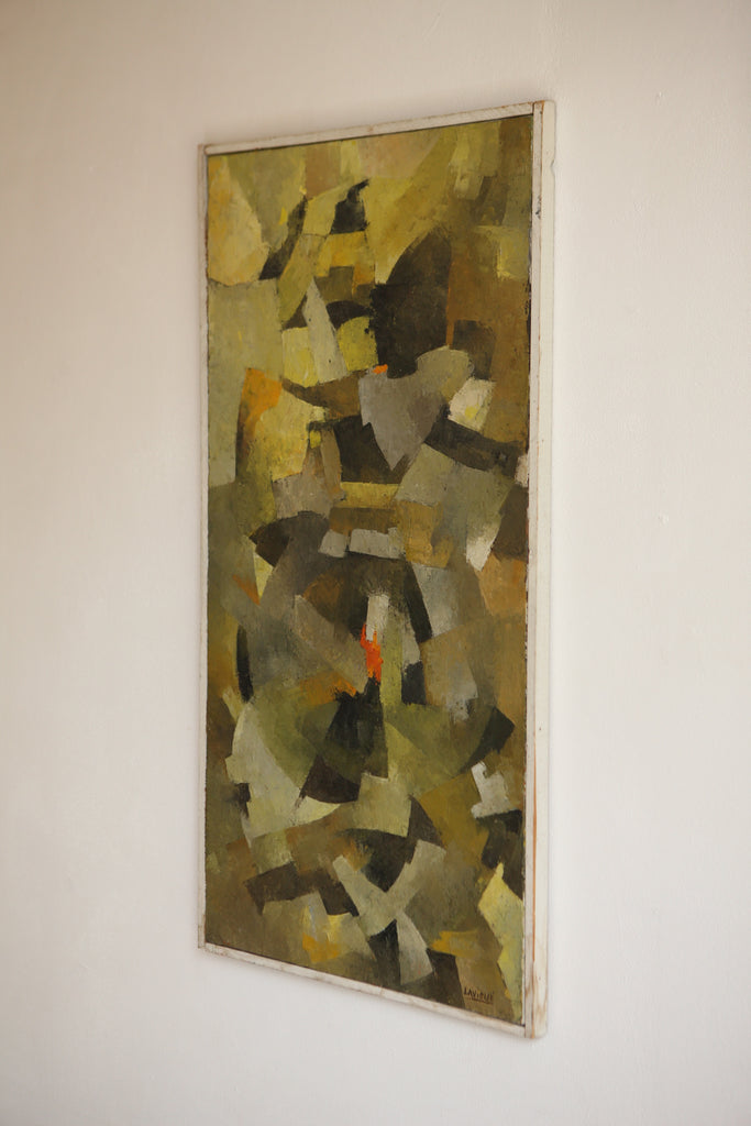 Cubist Oil on Canvas, Laviolle
