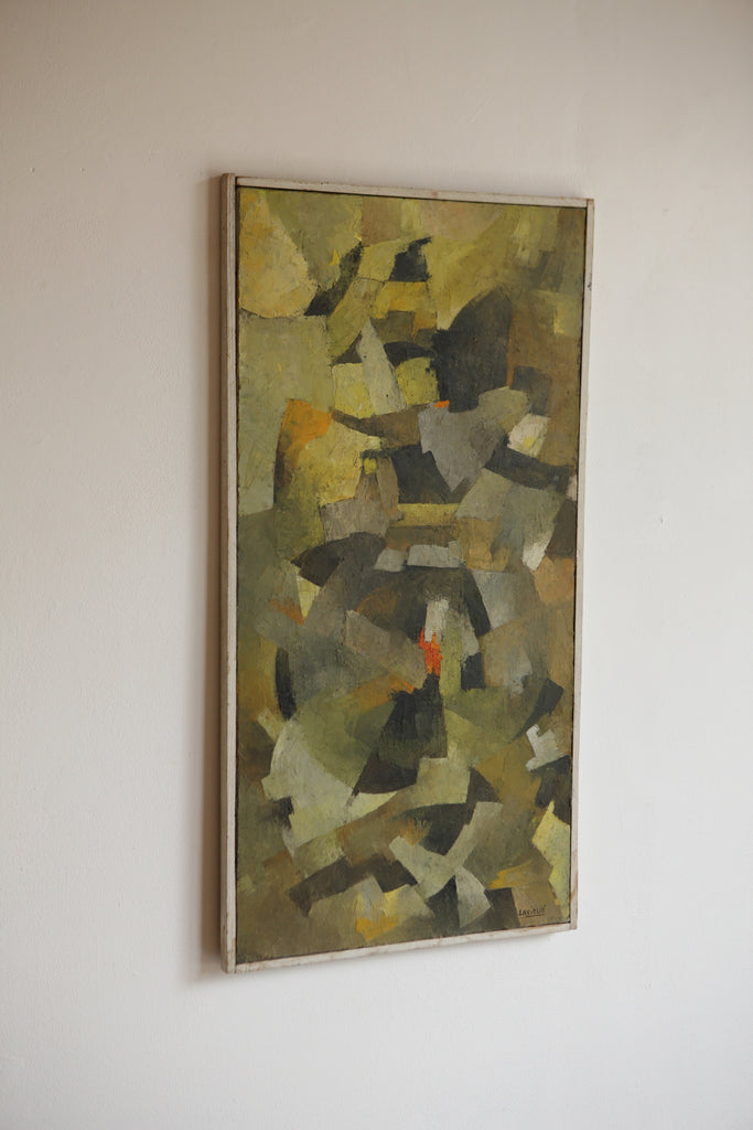 Cubist Oil on Canvas, Laviolle
