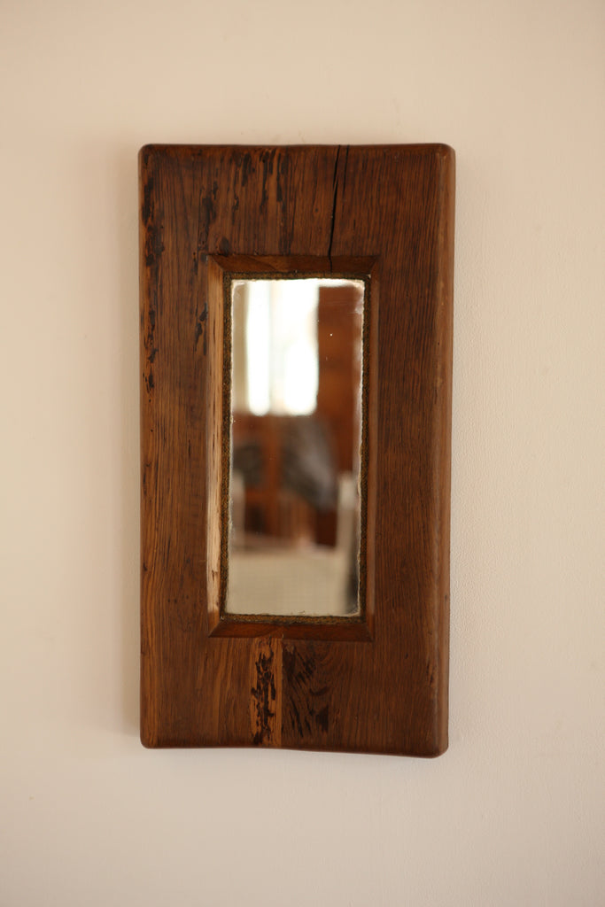 Deep Frame Solid Carved Mirror