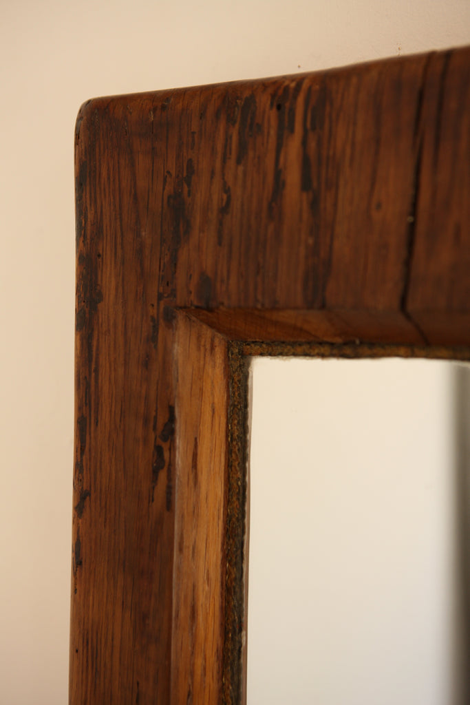 Deep Frame Solid Carved Mirror