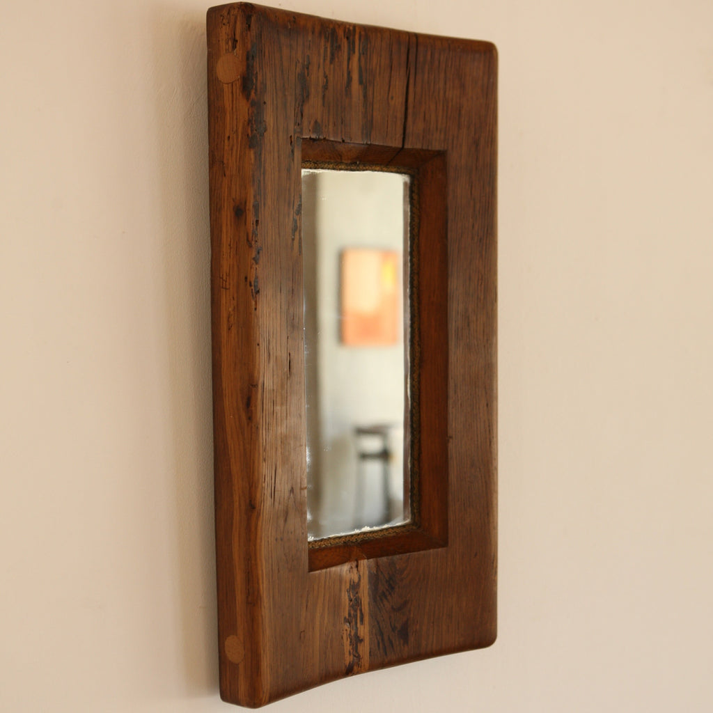 Deep Frame Solid Carved Mirror