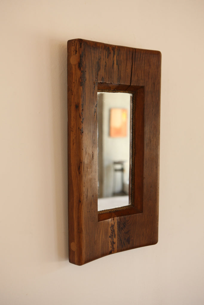 Deep Frame Solid Carved Mirror