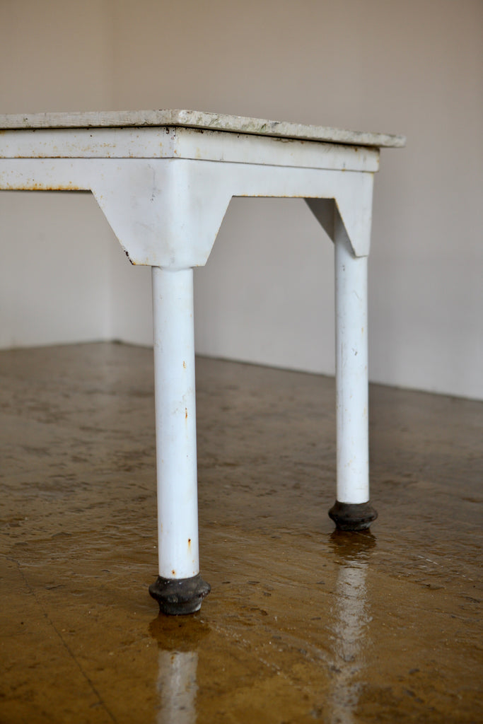 Metal and Marble Table