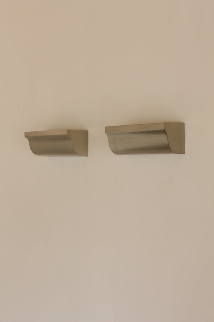 Brushed Aluminium Uplights
