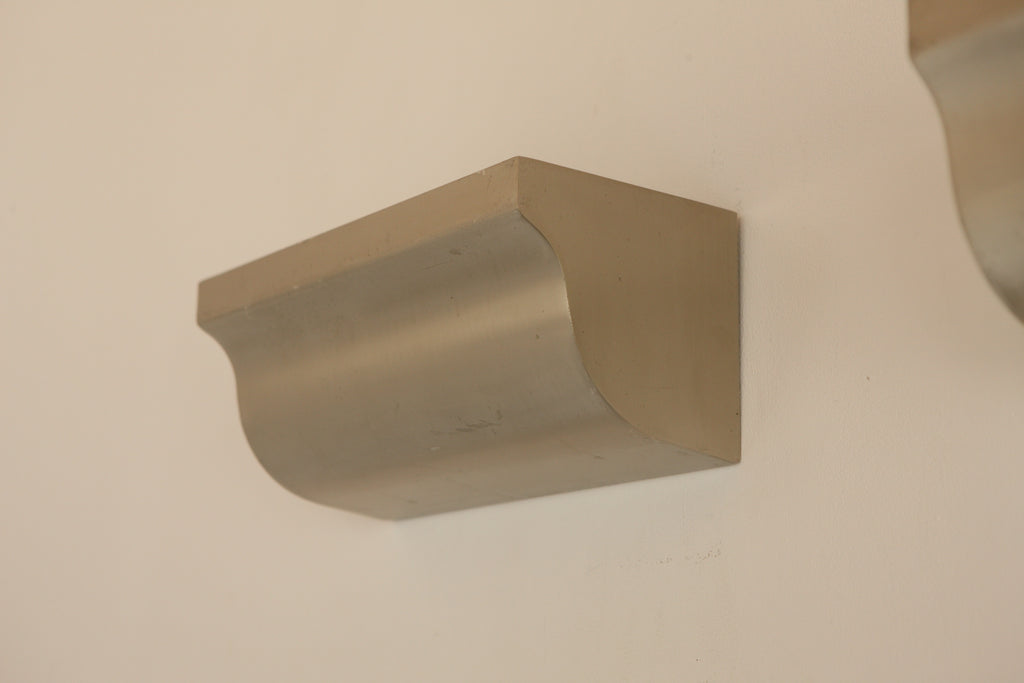 Brushed Aluminium Uplights
