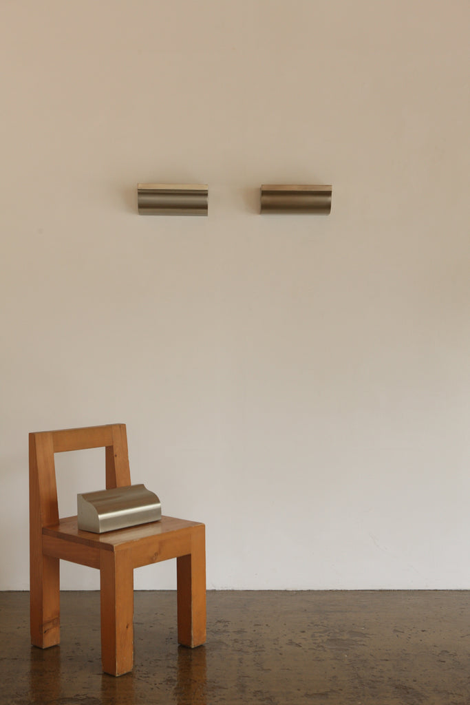 Brushed Aluminium Uplights