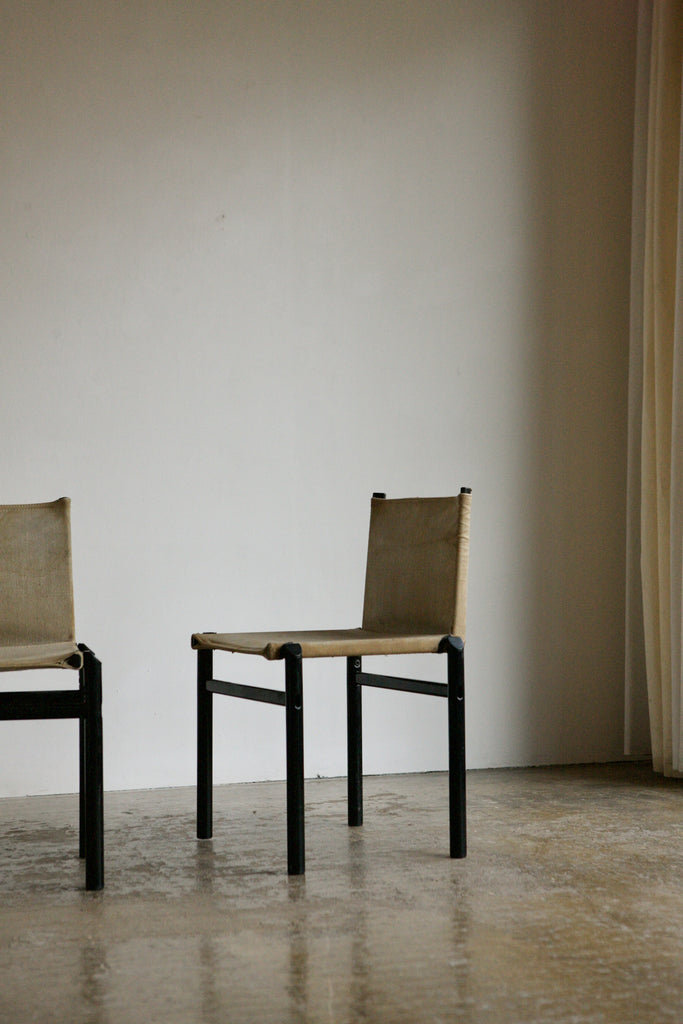 Set of 4 Afra and Tobia Scarpa Mastro Chairs for Molenti
