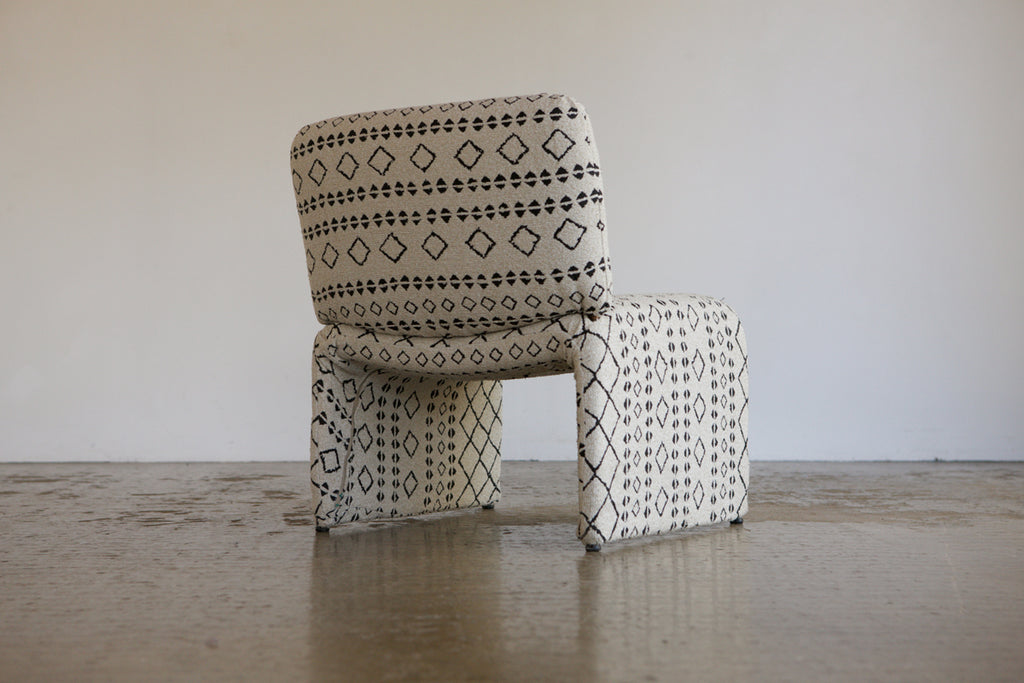 Pair of 1960's Italian Lounge Chairs With Woven Upholstery