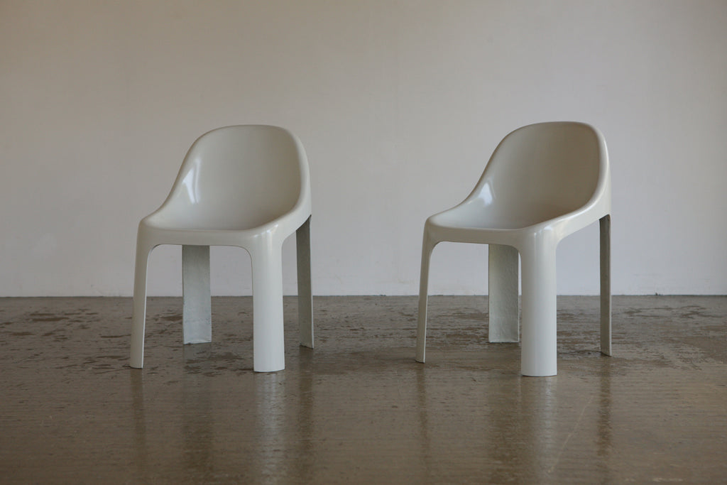 Set of 6 1970's Fibreglass Chairs by Jordi Galí Camprubí