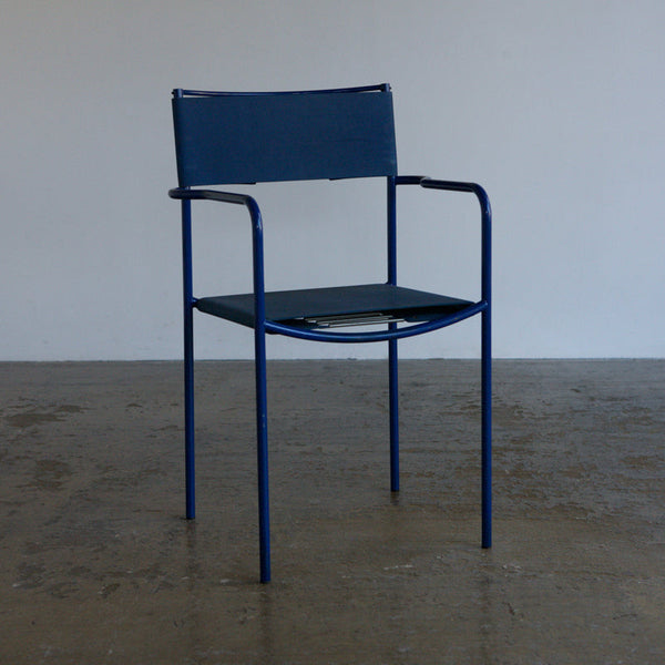 Blue Spaghetti chairs by Giandomenico Belotti for Alias