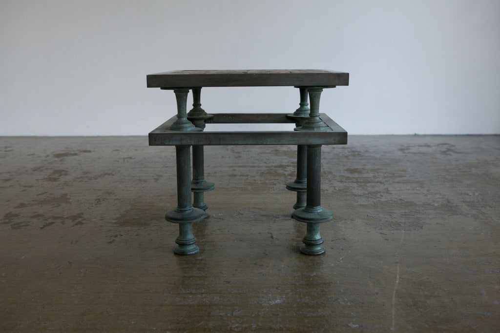 Mosiac Verdigris Side Table