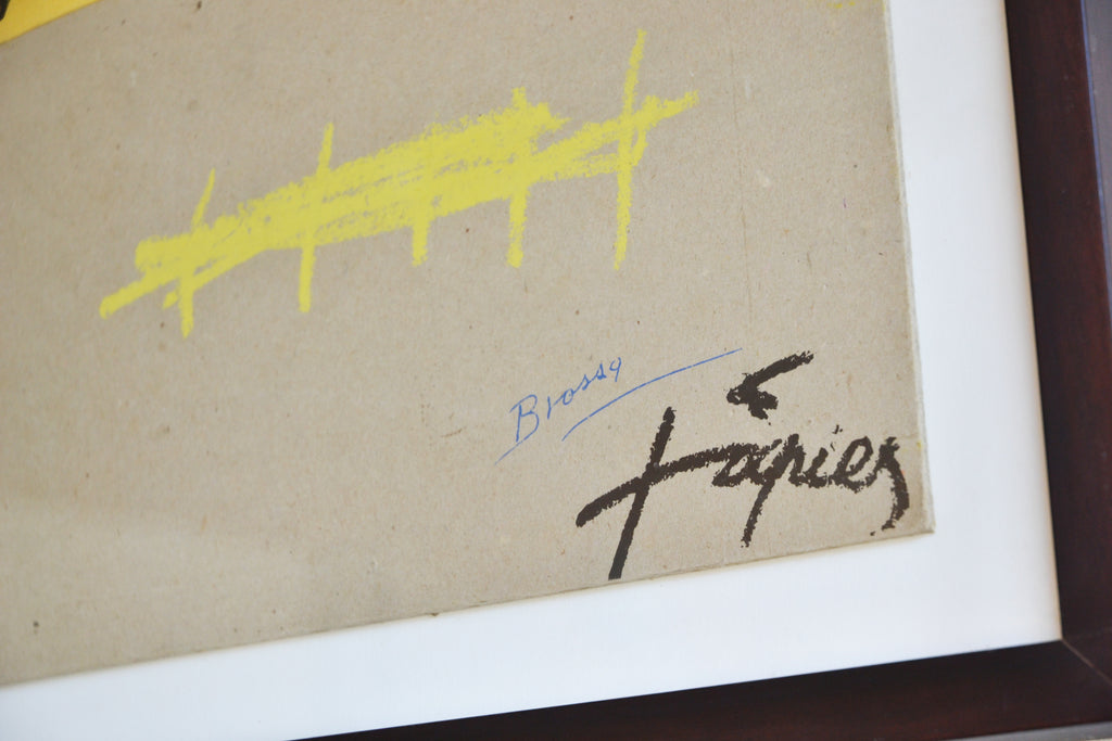 Nocturn Matinal Framed Binding, Antoni Tapies and Joan Brossa. 1970