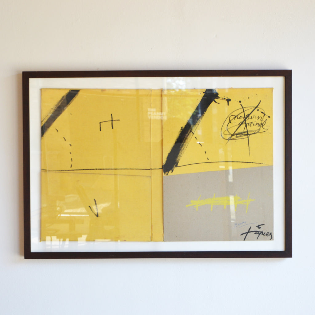 Nocturn Matinal Framed Binding, Antoni Tapies and Joan Brossa. 1970