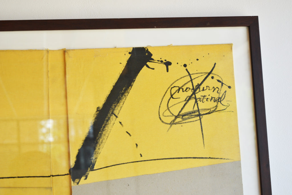 Nocturn Matinal Framed Binding, Antoni Tapies and Joan Brossa. 1970