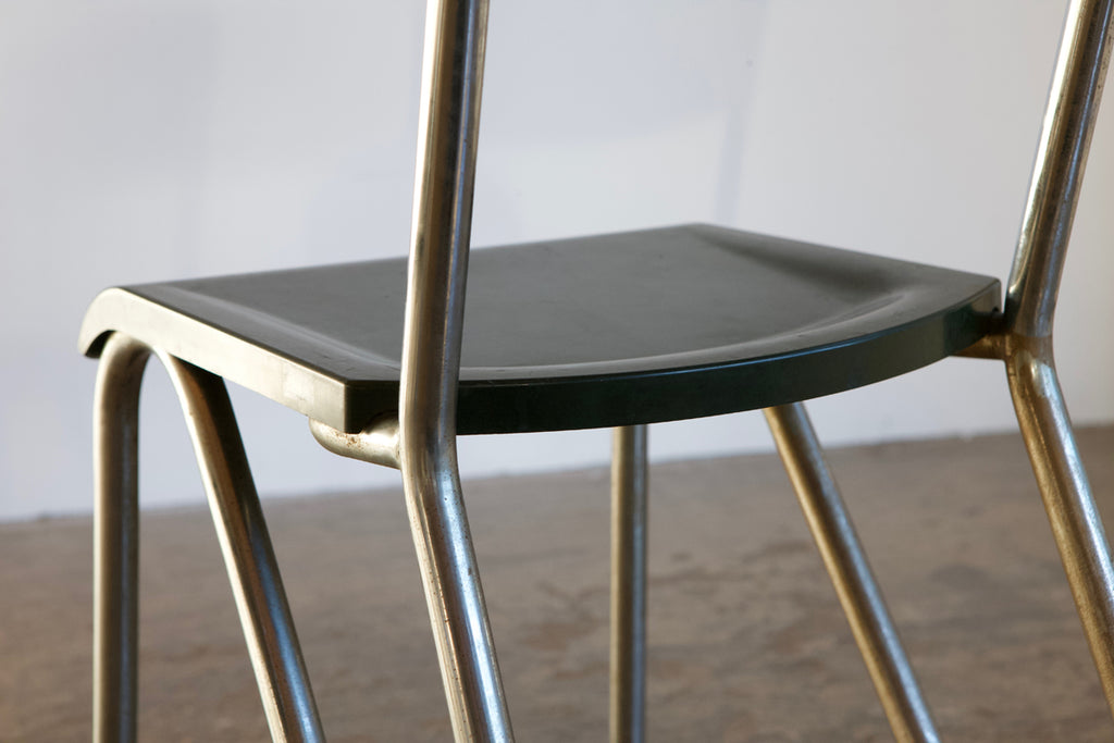 Green Tubular Metal Chair