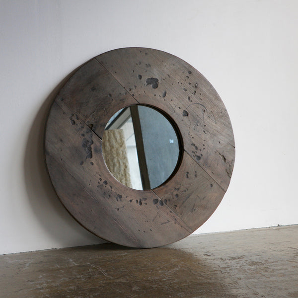 Circular Panelled Mirror