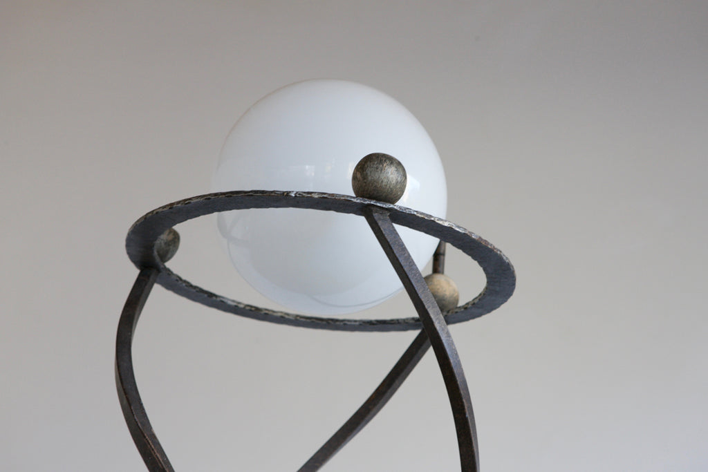 Spiral Metalwork Floor Lamp