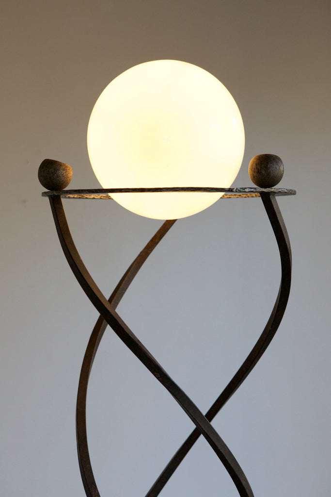 Spiral Metalwork Floor Lamp