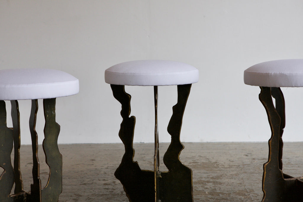 Upholstered Metalwork Stool