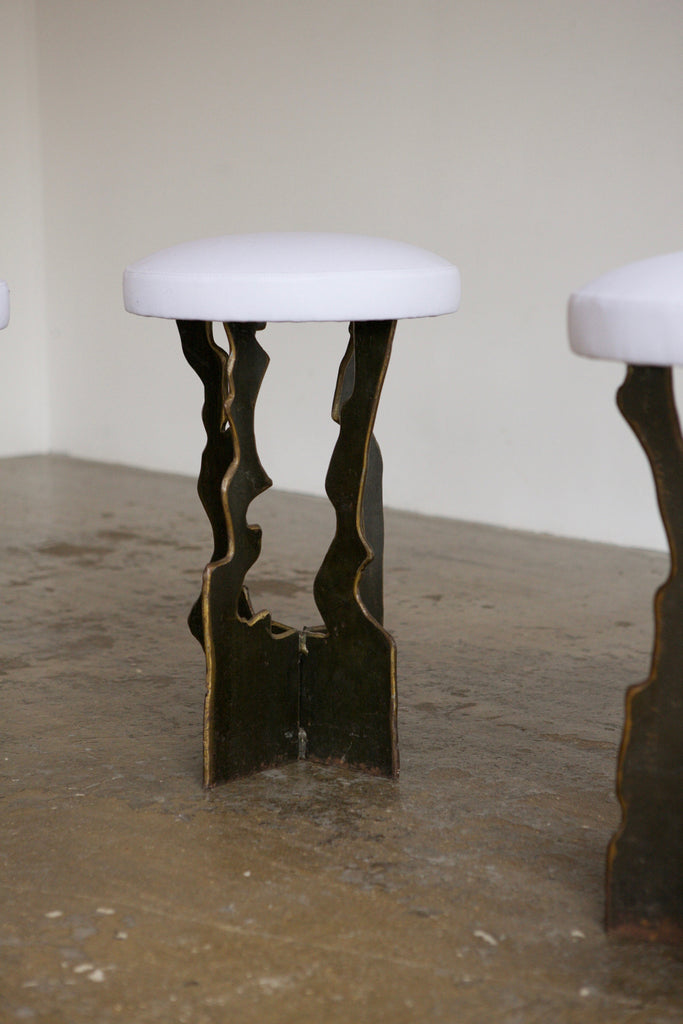 Upholstered Metalwork Stool
