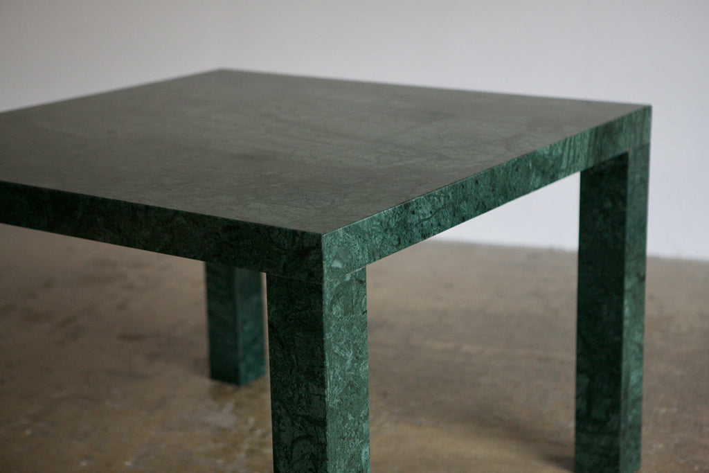 Italian Green Marble Dining Table