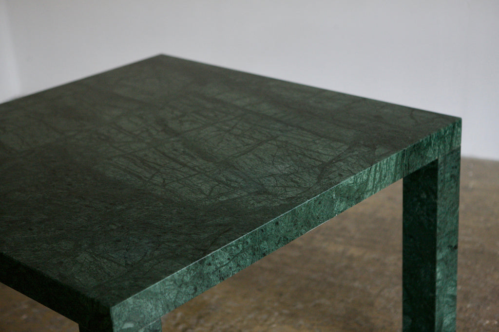 Italian Green Marble Dining Table