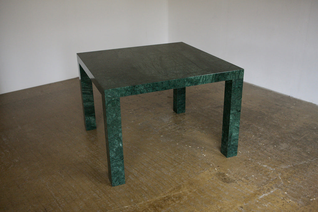 Italian Green Marble Dining Table