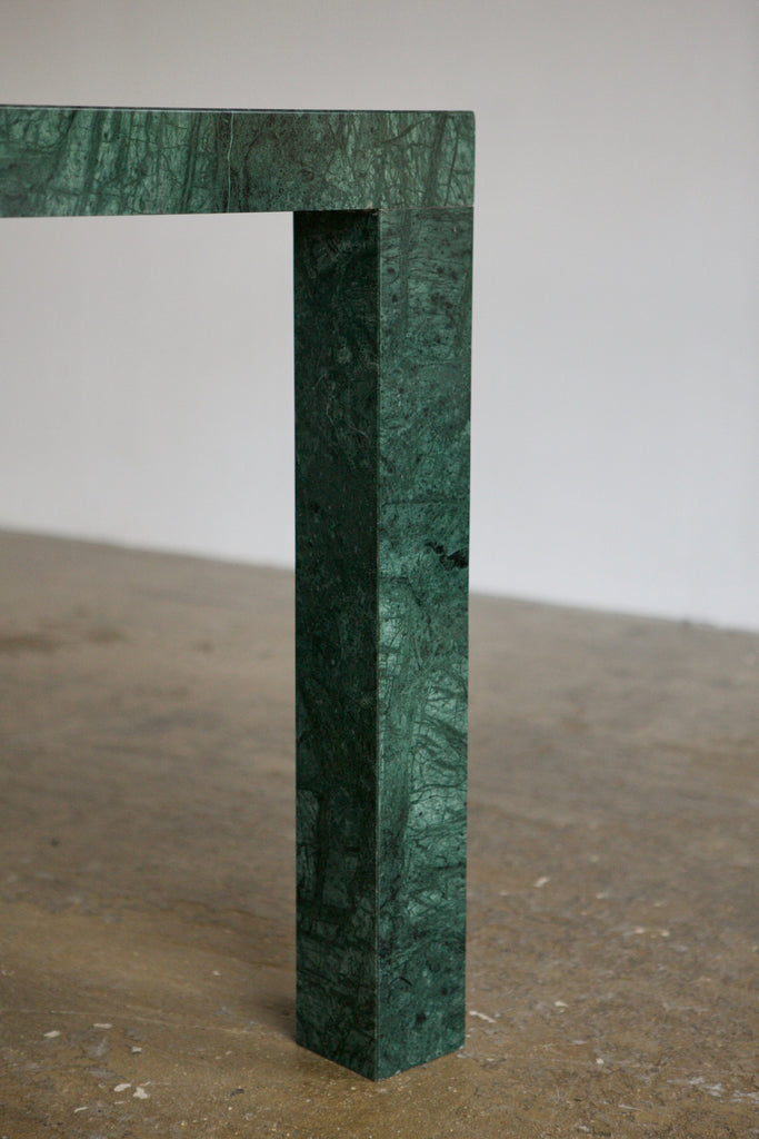 Italian Green Marble Dining Table